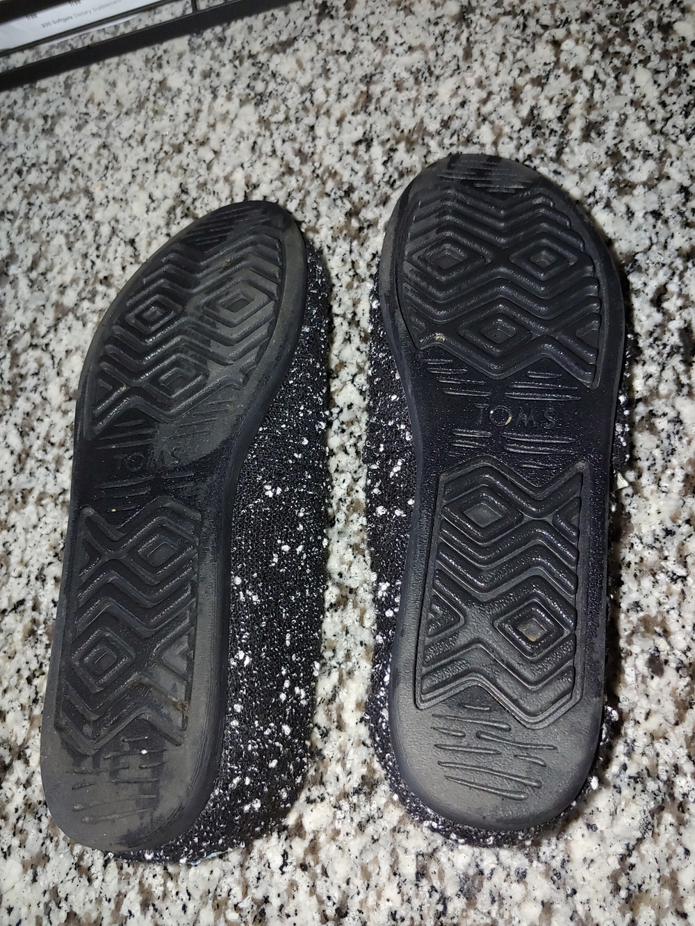 Toms black & white textured alpargatas - Picture 2 of 3